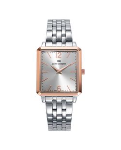 Reloj Mark Maddox Mujer MM0142-05 Acero Plateado Bicolor Rose Analógico