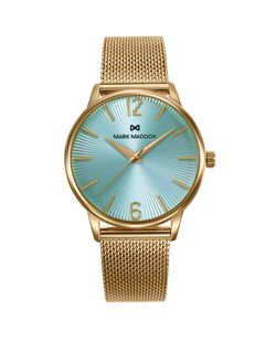 Reloj Mark Maddox Mujer MM1030-65 Acero Plateado Dorado Analógico