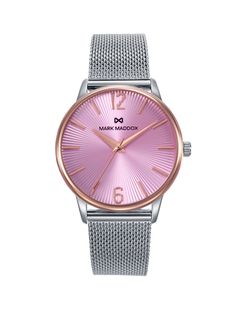 Reloj Mark Maddox Mujer MM1030-75 Acero Plateado Bicolor Rose Analógico