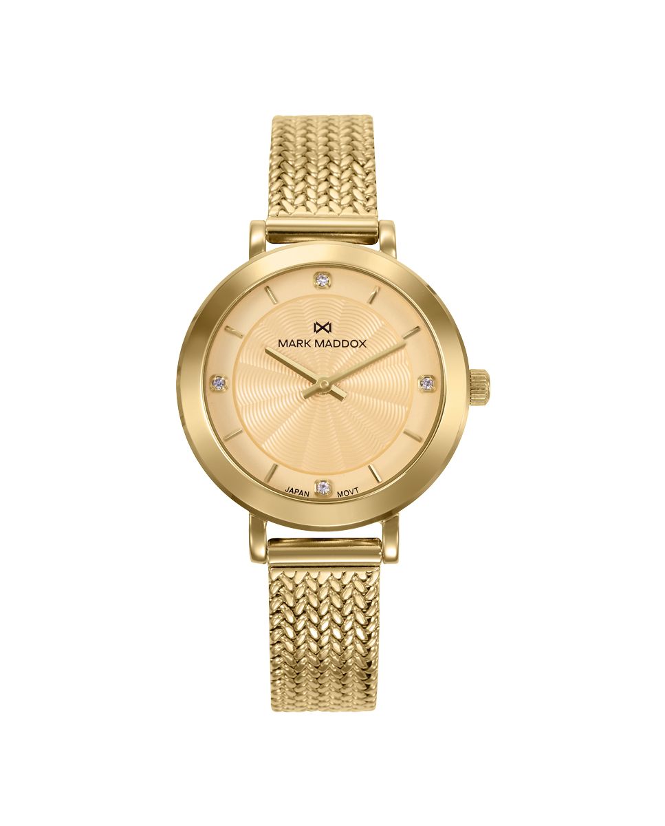 Reloj Mark Maddox Mujer MM1034-27 Acero Dorado Analógico
