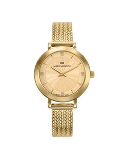 Reloj Mark Maddox Mujer MM1034-27 Acero Dorado Analógico