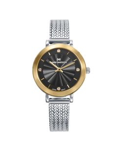 Reloj Mark Maddox Mujer MM1034-57 Acero Plateado Bicolor Dorado Analógico