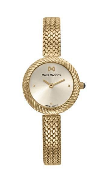 Reloj Mark Maddox Mujer MM1043-27 Acero Dorado Analógico