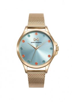 Reloj Mark Maddox Mujer MM7139-96 Malla Esterilla Dorada