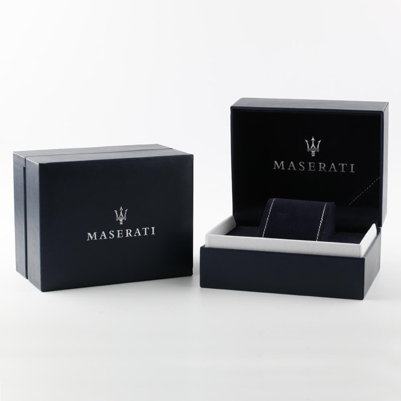 Reloj Maserati Hombre R8821108039 POTENZA Piel Negra — Joyeriacanovas