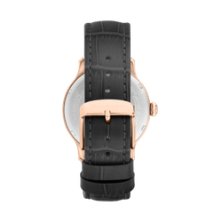 Reloj Maserati Hombre R8851118019 Piel Negra Acero Rose Analógico