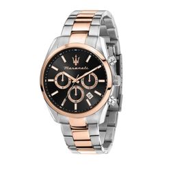 Reloj Maserati Hombre R8853151002 Bicolor Plateado Rosado