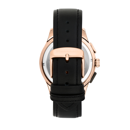 Reloj Maserati Hombre R8871624011 Piel Negra Cronógrafo Acero Rose Analógico