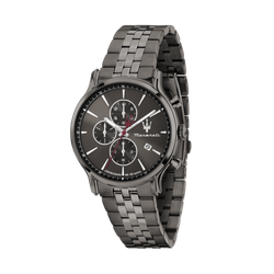 Reloj Maserati Hombre R8873618036 Cronógrafo Acero Negro Analógico