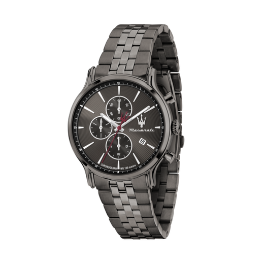 Reloj Maserati Hombre R8873618036 Cronógrafo Acero Negro Analógico
