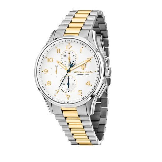 Maserati Men's Watch R8873624003 Two-Tone Gold Steel