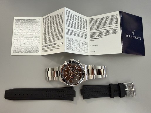 Reloj Maserati Hombre R8873640026 Cronógrafo Acero Analógico