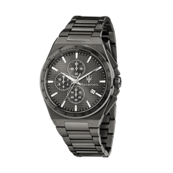 Reloj Maserati Hombre R8873653006 Cronógrafo Acero Negro Analógico