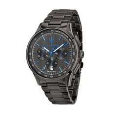 Reloj Maserati Hombre R8873654002 Cronógrafo Acero Negro Analógico