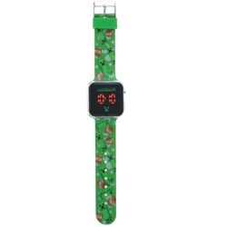 Reloj Minecraft Infantil MIN4129 Sport Verde