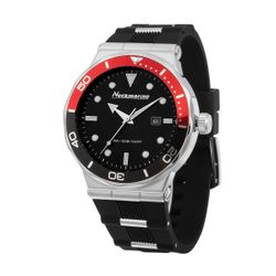 Reloj Neckmarine Hombre NKM4203M03 Acero Negro Bicolor Plateado Analógico