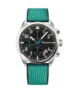 Reloj Neckmarine Hombre NKM42074M12 Cronógrafo Verde Acero Analógico