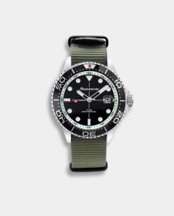 Reloj Neckmarine Hombre NKM4514M06 Sport Verde Acero Analógico