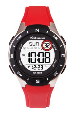 Reloj Neckmarine Unisex NKM72008 Rojo Acero Digital