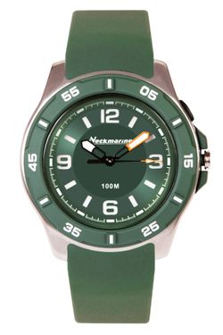 Reloj Neckmarine Unisex NM-X1688M10 Verde Acero Analógico