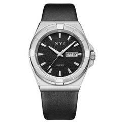Reloj New York Hombre NY-BL87 York Piel Negra