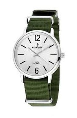 Reloj Nowley Hombre 8-5538-0-10 Tela Verde