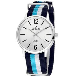 Reloj Nowley Hombre 8-5538-0-2 Tela Azul Marino