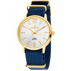 Reloj Nowley Hombre 8-5540-0-6 Tela Azul
