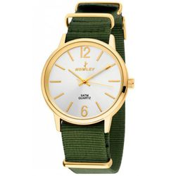 Reloj Nowley Hombre 8-5540-0-7 Tela Verde