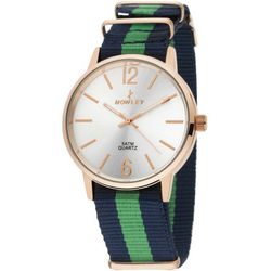Reloj Nowley Hombre 8-5573-0-1 Tela Azul y Verde