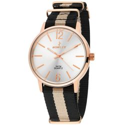 Reloj Nowley Hombre 8-5573-0-3 Tela Gris y Negro