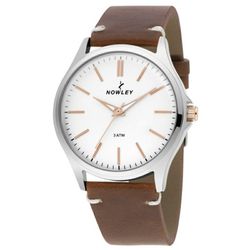Nowley herenhorloge 8-5676-0-0 bruin leer