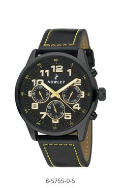 Reloj Nowley Hombre 8-5755-0-5 Piel Negra