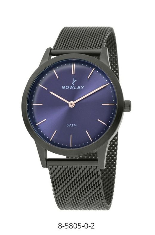 Nowley Men's Watch 8-5805-0-2 Mesh Mat Black