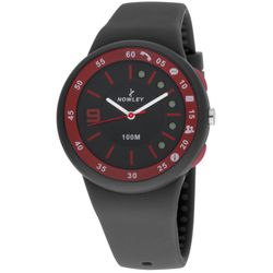 Reloj Nowley Hombre 8-6219-0-1 Sport Negro Bicolor Rojo Analógico