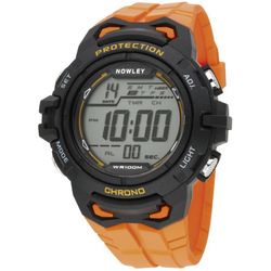Reloj Nowley Hombre 8-6256-0-3 Sport Naranja Bicolor Negra Digital