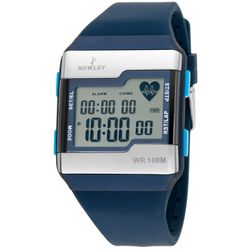 Reloj Nowley Hombre 8-6306-0-1 Sport Azul Bicolor Plateado Digital