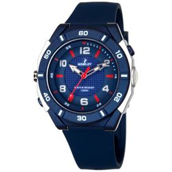 Reloj Nowley Hombre 8-6329-0-1 Sport Azul Bicolor Plateado Analógico