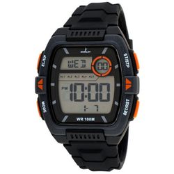 Reloj Nowley Hombre 8-6333-0-1 Sport Negro Bicolor Naranja Digital