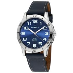 Reloj Nowley Hombre 8-7132-0-A4 Piel Azul Oscuro Analógico