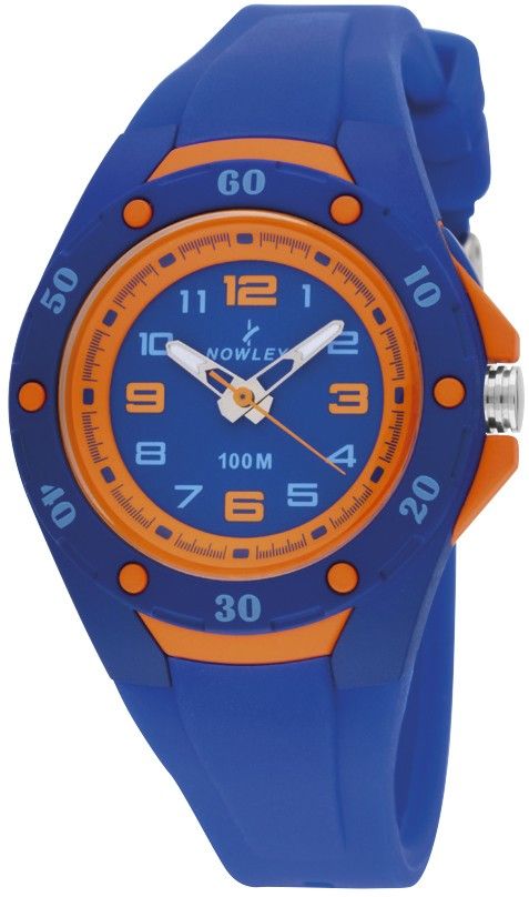 Reloj Nowley Infantil 8-6247-0-2 Sport Azul Bicolor Naranja