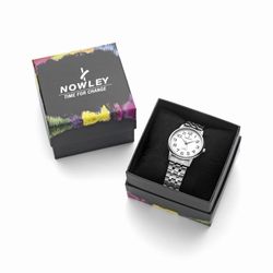 Nowley dameshorloge 8-0019-0-1 staal mat.
