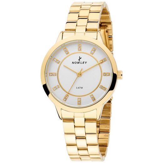 Nowley Women's Watch 8-0055-0-0 Gold Steel
