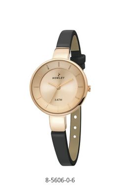 Reloj Nowley Mujer 8-5606-0-6 Piel Negra