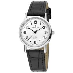 Reloj Nowley Mujer 8-5715-0-1 Piel Negra Acero Analógico