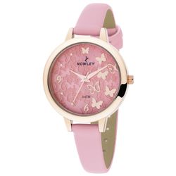 Reloj Nowley Mujer 8-5794-0-2 Piel Rosa Acero Analógico