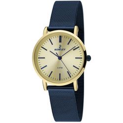 Reloj Nowley Mujer 8-5828-0-0 Azul Acero Dorado Analógico