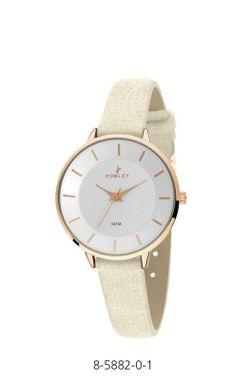 Reloj Nowley Mujer 8-5882-0-1 Piel Blanca