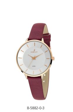 Orologio Nowley da donna 8-5882-0-3 in pelle rossa