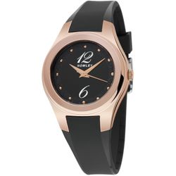 Reloj Nowley Mujer 8-6251-0-4 Sport Negro Bicolor Rose Analógico